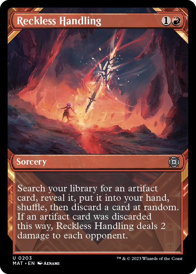Reckless Handling (Halo Foil) - March of the Machine: The Aftermath - 203 - Foil