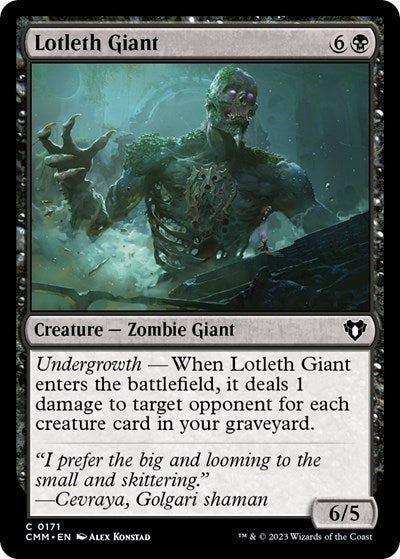 Lotleth Giant - Commander Masters - 171