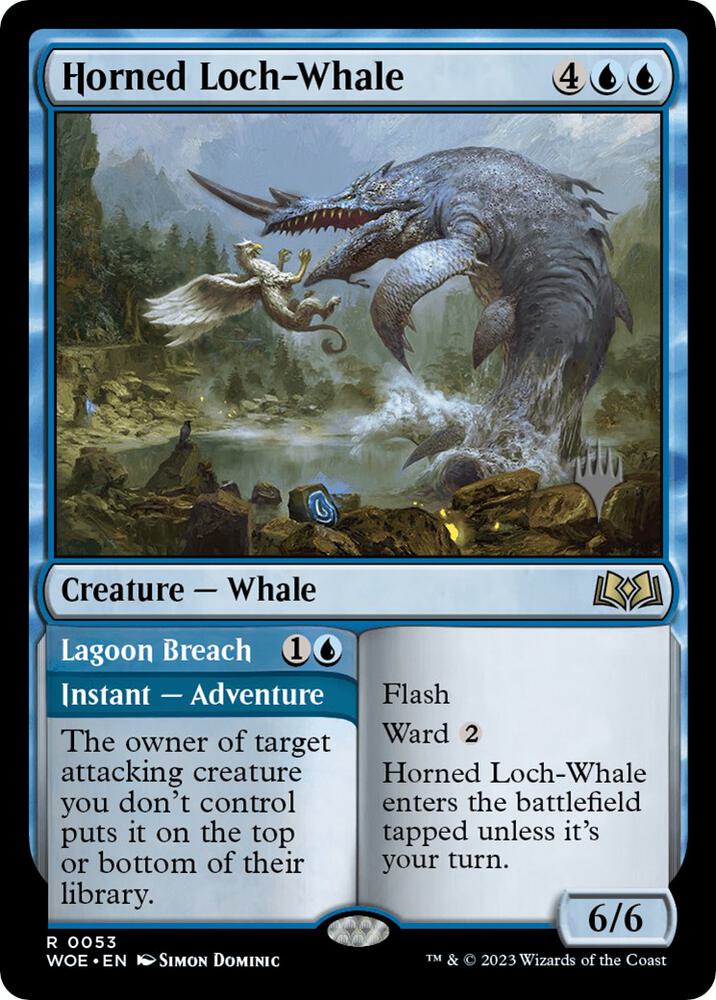 Horned Loch-Whale - Promo Pack: Wilds of Eldraine - 53 - Normal