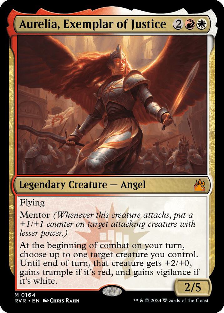 Aurelia, Exemplar of Justice - Ravnica Remastered - 164 - Foil