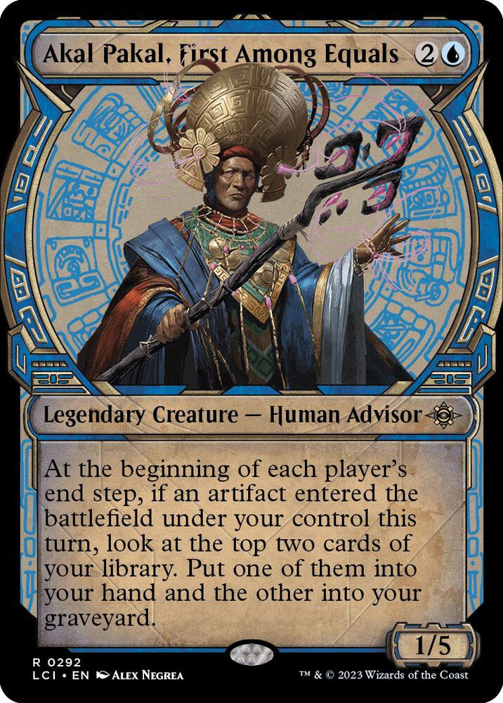 Akal Pakal, First Among Equals (Showcase) - The Lost Caverns of Ixalan - 292 - Foil