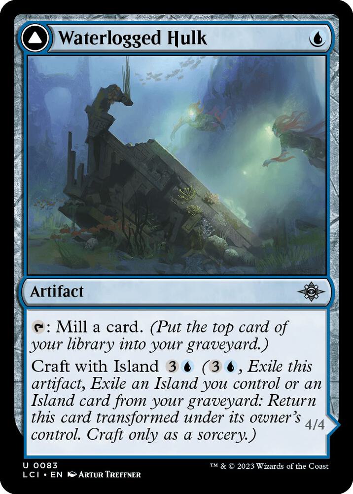 Waterlogged Hulk - The Lost Caverns of Ixalan - 83 - Foil
