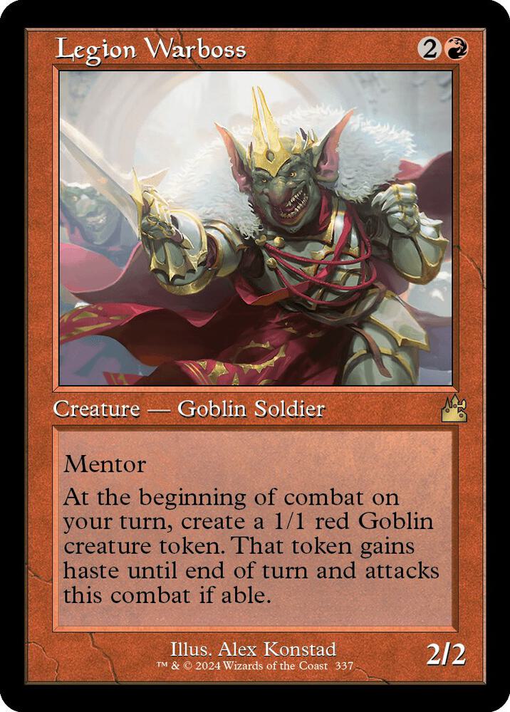 Legion Warboss (Retro Frame) - Ravnica Remastered - 337 - Foil