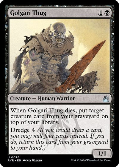 Golgari Thug - Ravnica Remastered - 76