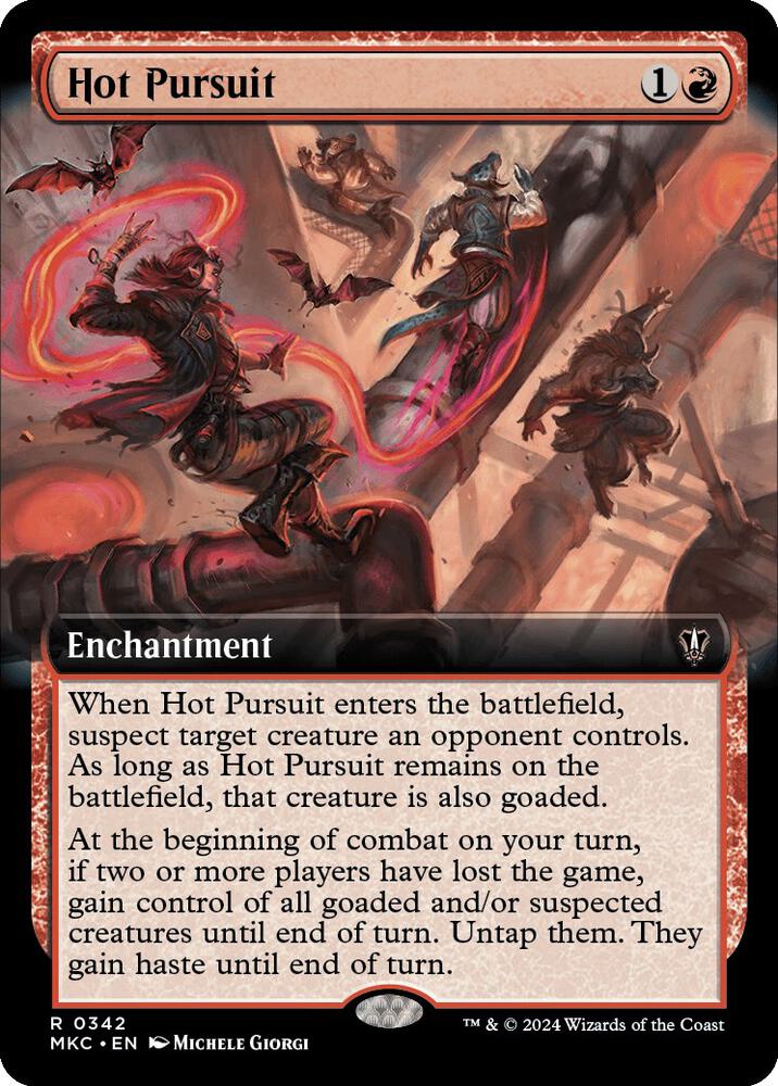 Hot Pursuit (Extended Art) - Commander: Murders at Karlov Manor - 342 - Normal