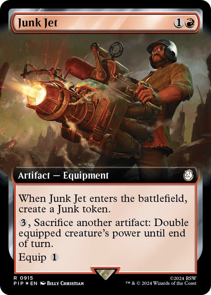 Junk Jet (Extended Art) (Surge Foil) - Universes Beyond: Fallout - 915 - Foil
