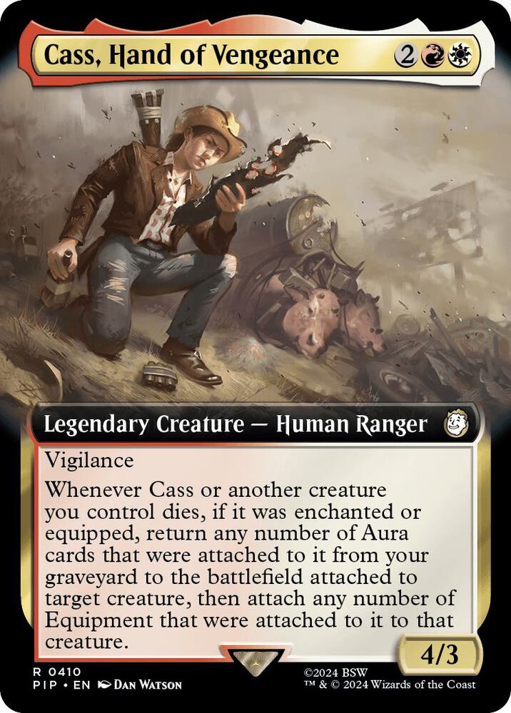 Cass, Hand of Vengeance (Extended Art) - Universes Beyond: Fallout - 410 - Normal