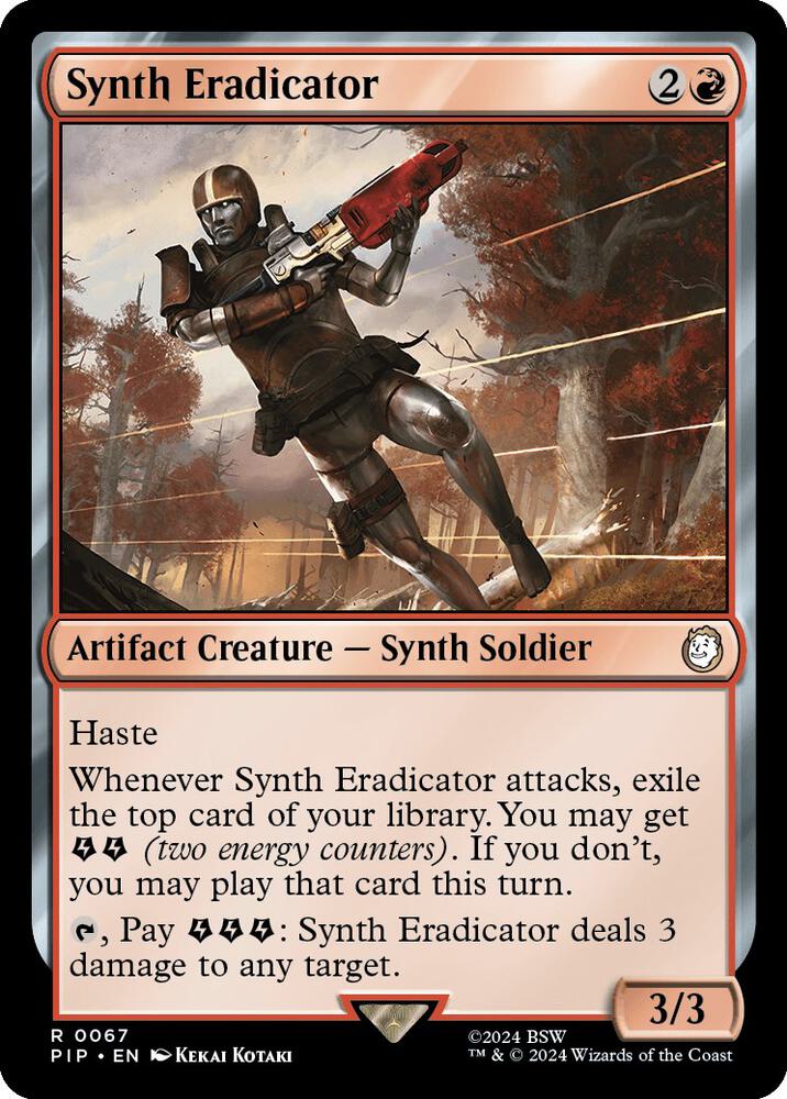 Synth Eradicator - Universes Beyond: Fallout - 67 - Foil