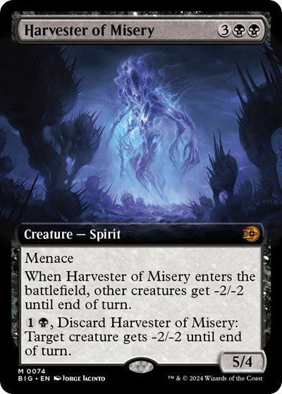 Harvester of Misery (Extended Art) - Outlaws of Thunder Junction: The Big Score - 74