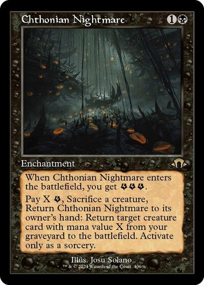 Chthonian Nightmare (Retro Frame) - Modern Horizons 3 - 406