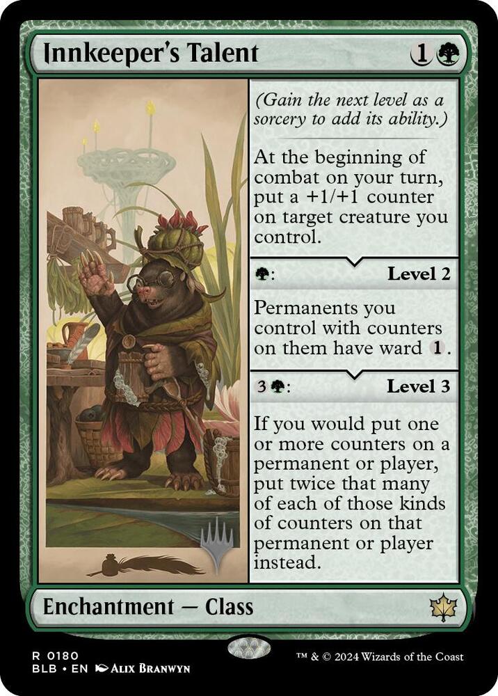 Innkeeper's Talent - Promo Pack: Bloomburrow - 180 - Foil