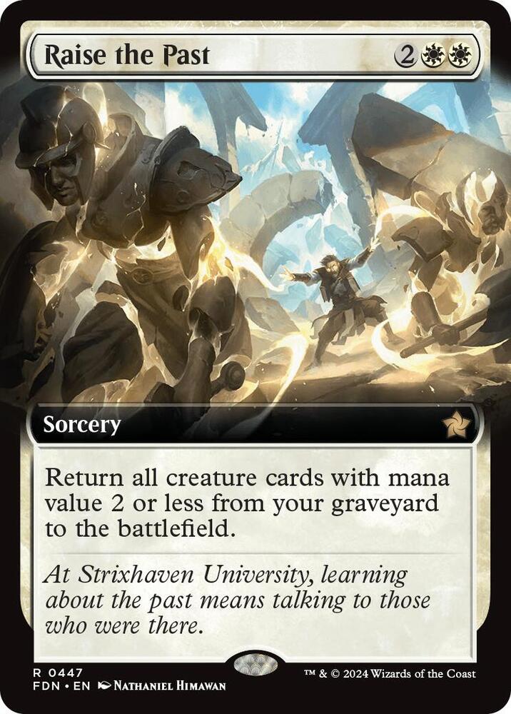 Raise the Past (Extended Art) - Foundations - 447 - Normal