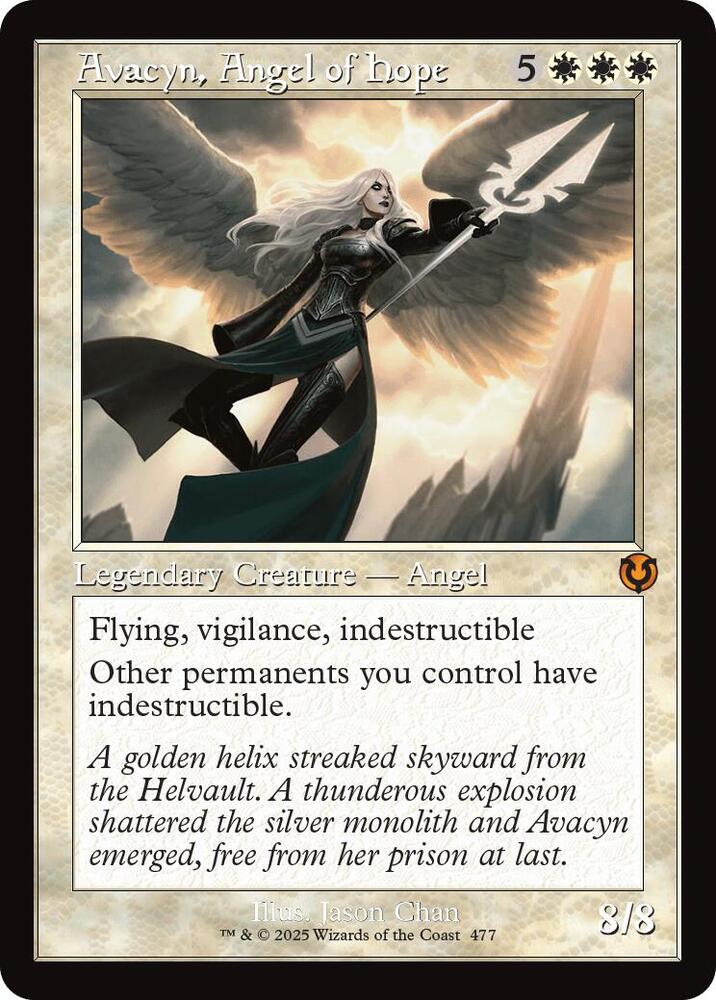 Avacyn, Angel of Hope (Retro Frame) - Innistrad Remastered - 477 - Normal