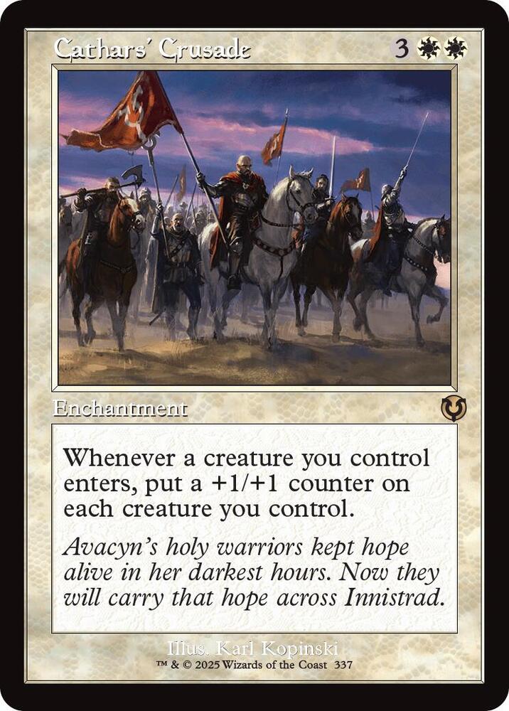 Cathars' Crusade (Retro Frame) - Innistrad Remastered - 337 - Normal