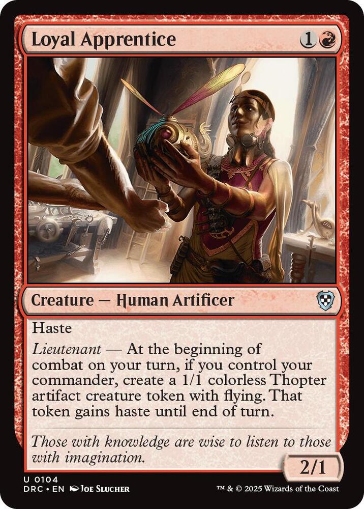 Loyal Apprentice - Commander: Aetherdrift - 104 - Normal