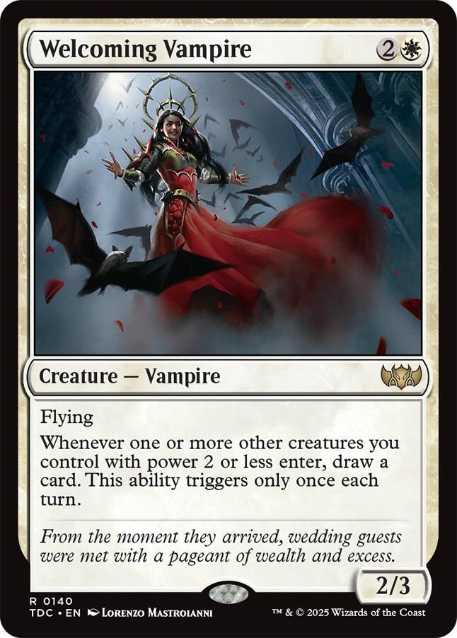 Welcoming Vampire - Commander: Tarkir: Dragonstorm - 140 - Normal