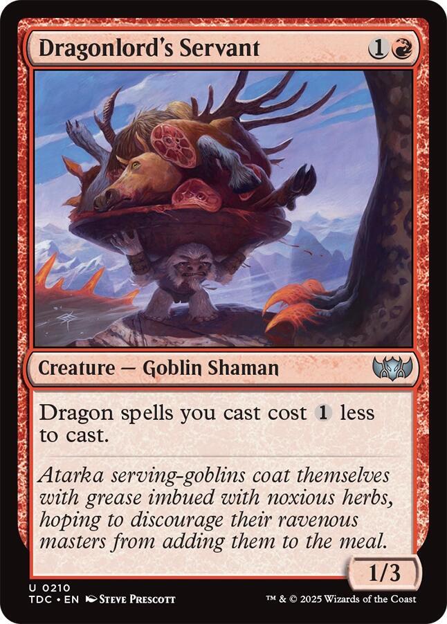 Dragonlord's Servant - Commander: Tarkir: Dragonstorm - 210 - Normal