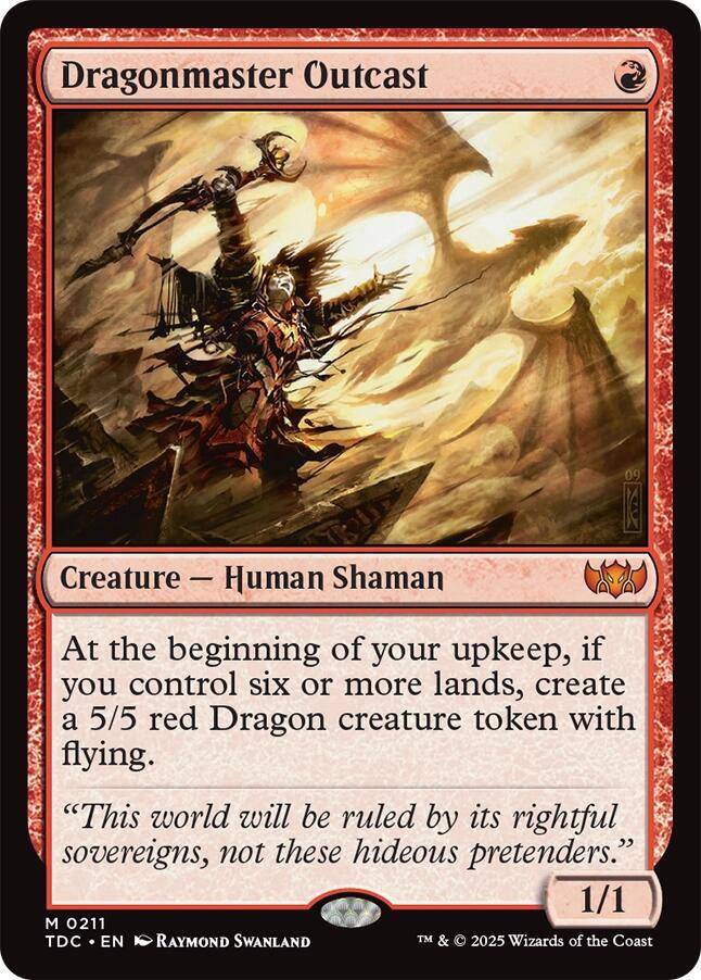 Dragonmaster Outcast - Commander: Tarkir: Dragonstorm - 211 - Normal