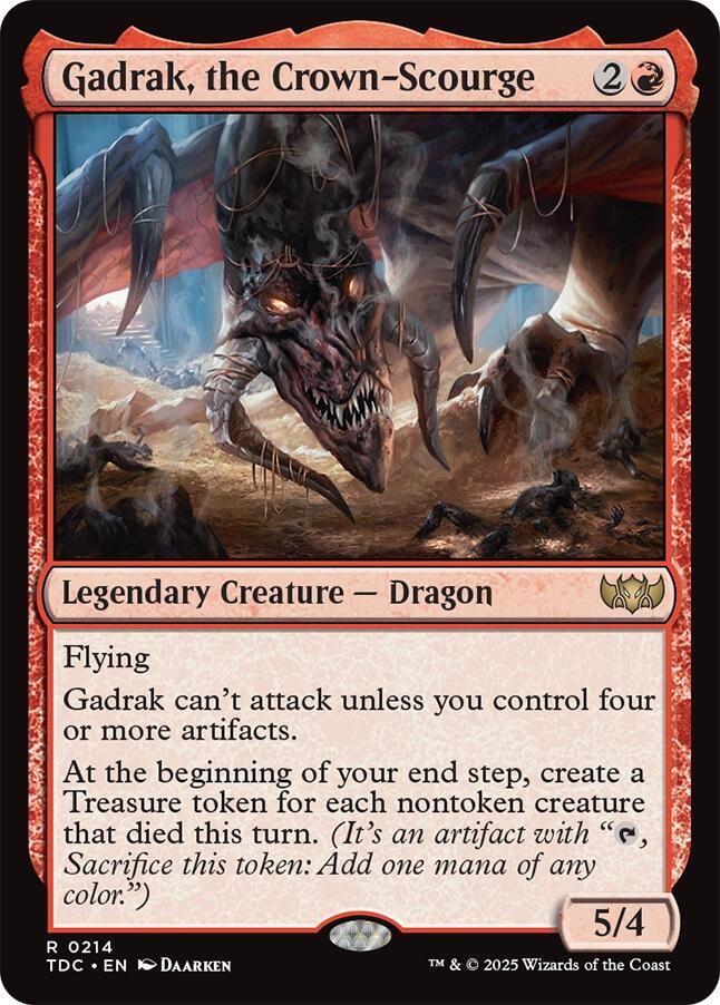 Gadrak, the Crown-Scourge - Commander: Tarkir: Dragonstorm - 214 - Normal