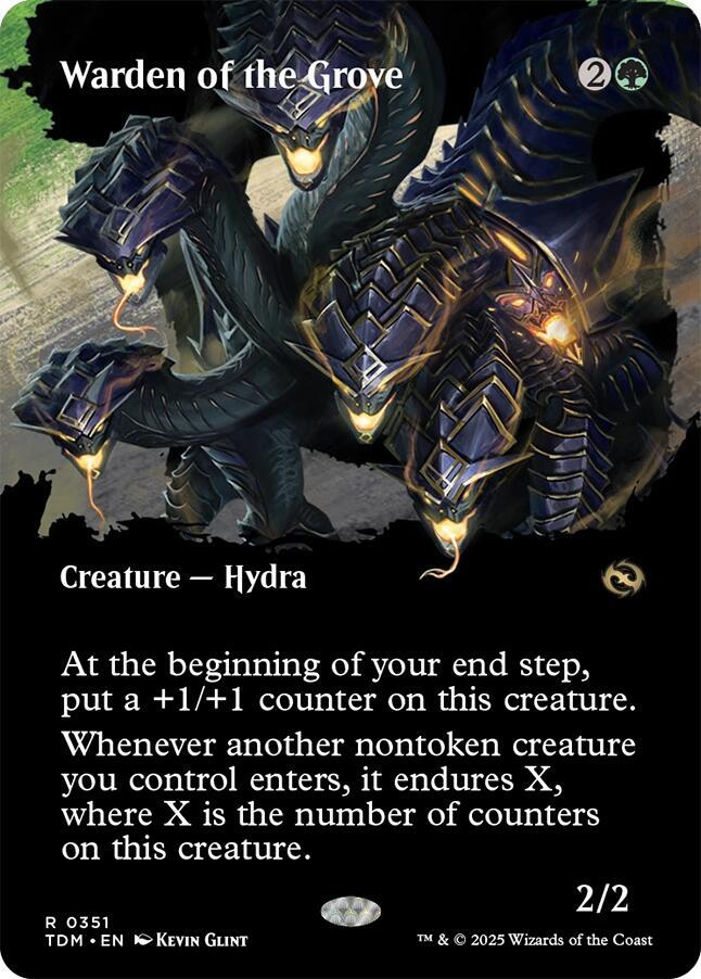 Warden of the Grove (Borderless) - Tarkir: Dragonstorm - 351 - Normal