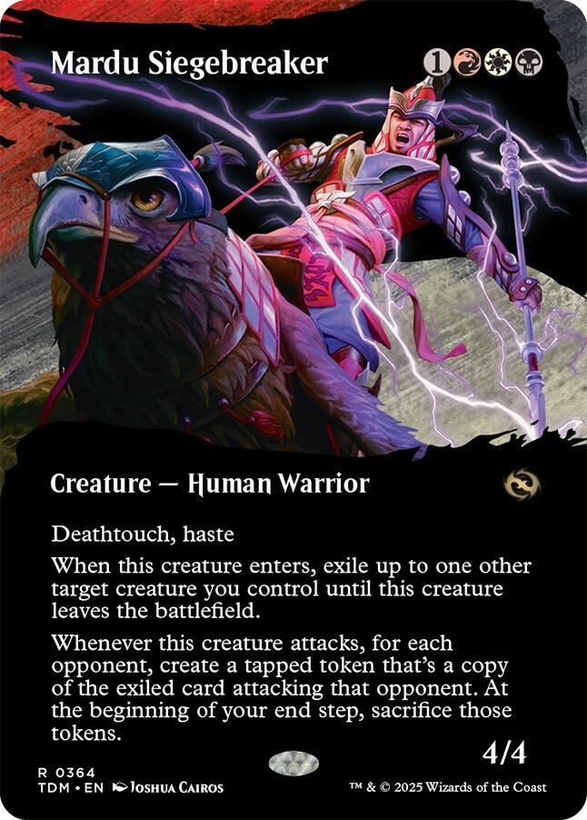 Mardu Siegebreaker (Borderless) - Tarkir: Dragonstorm - 364 - Foil