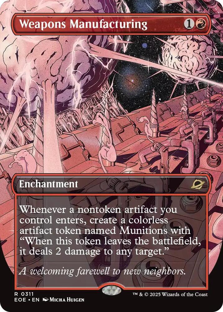 Weapons Manufacturing (Borderless) - Edge of Eternities - 311 - Foil
