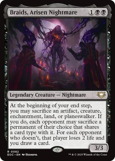 Braids, Arisen Nightmare - Commander: Edge of Eternities - 82