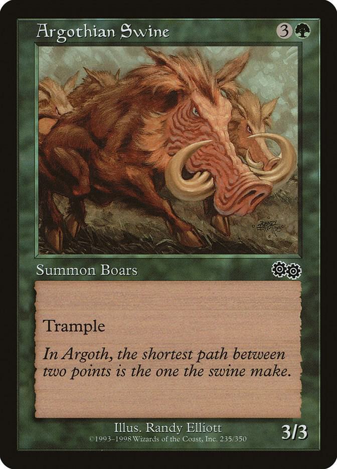 Argothian Swine - Urza's Saga - 235 - Normal