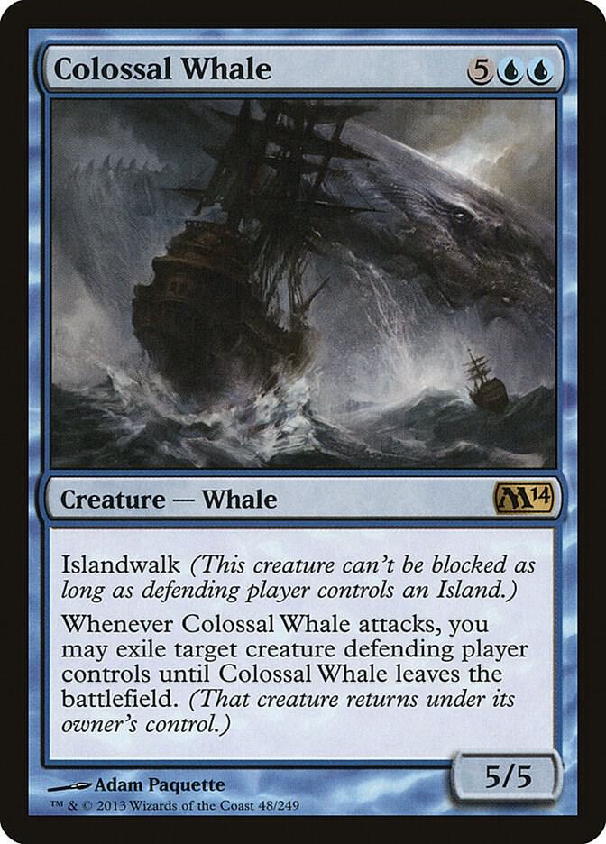 Colossal Whale - Magic 2014 (M14) - 48 - Normal