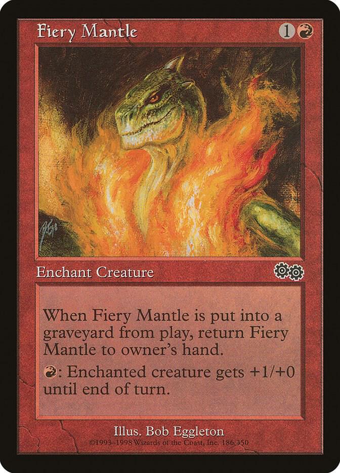 Fiery Mantle - Urza's Saga - 186 - Normal