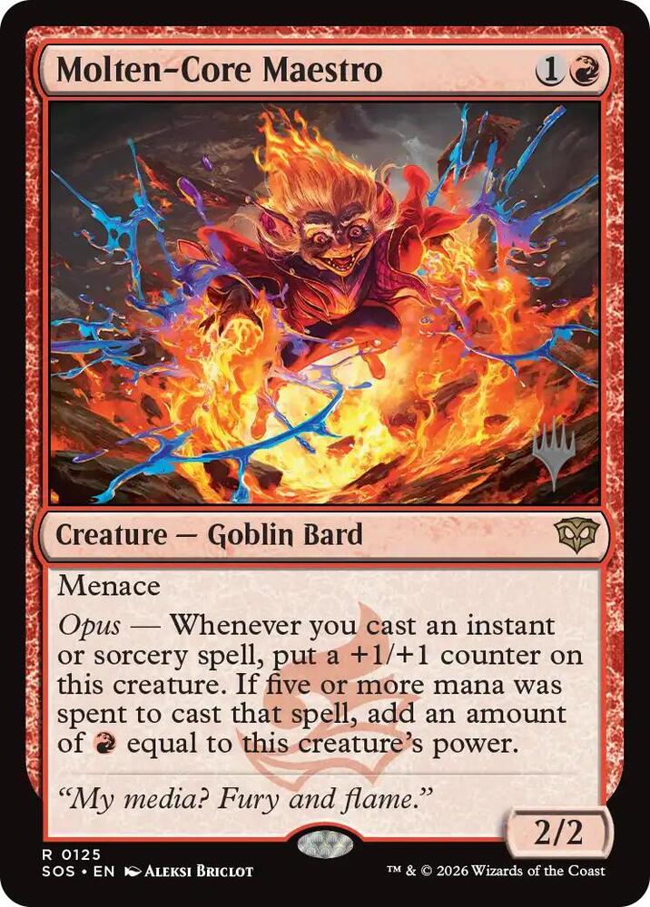 Molten-Core Maestro - Promo Pack: Secrets of Strixhaven - 125 - Normal