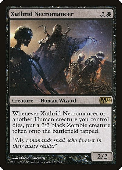 Xathrid Necromancer - Magic 2014 (M14) - 123 - Normal