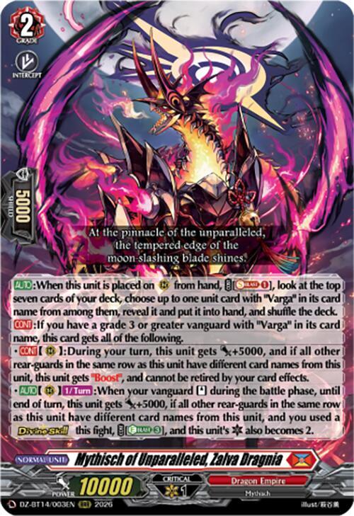 Mythisch of Unparalleled, Zalva Dragnia (RRR)
