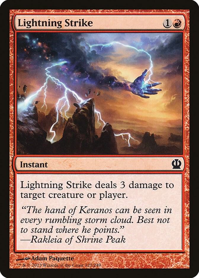 Lightning Strike - Theros - 127 - Normal