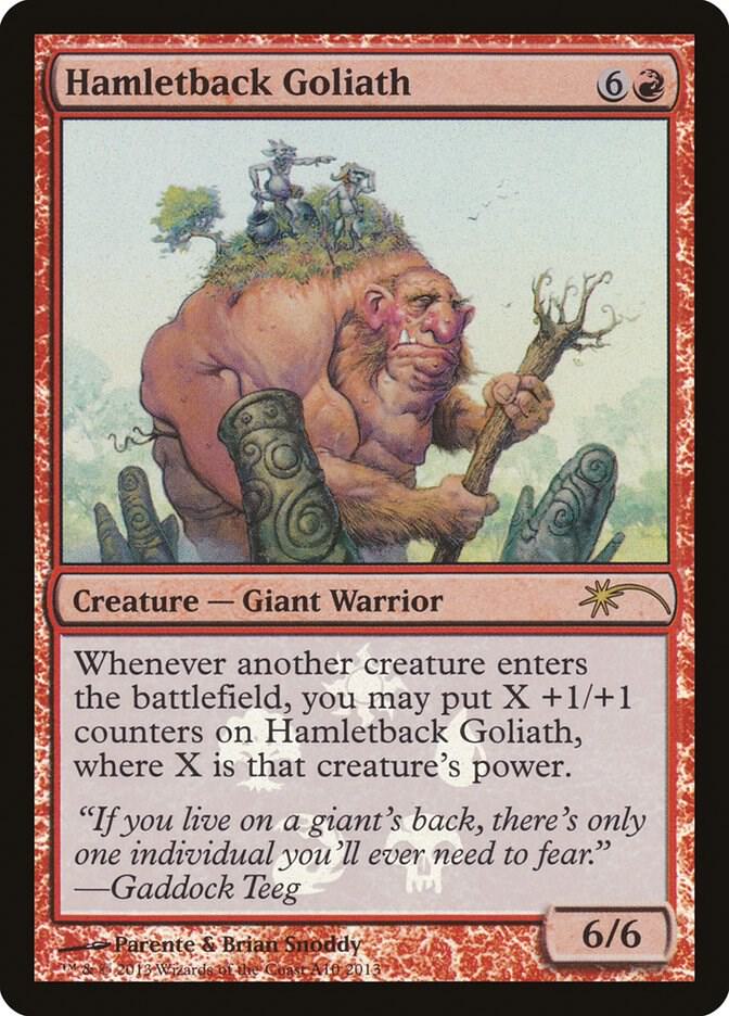 Hamletback Goliath - Media Promos - A10 - Foil