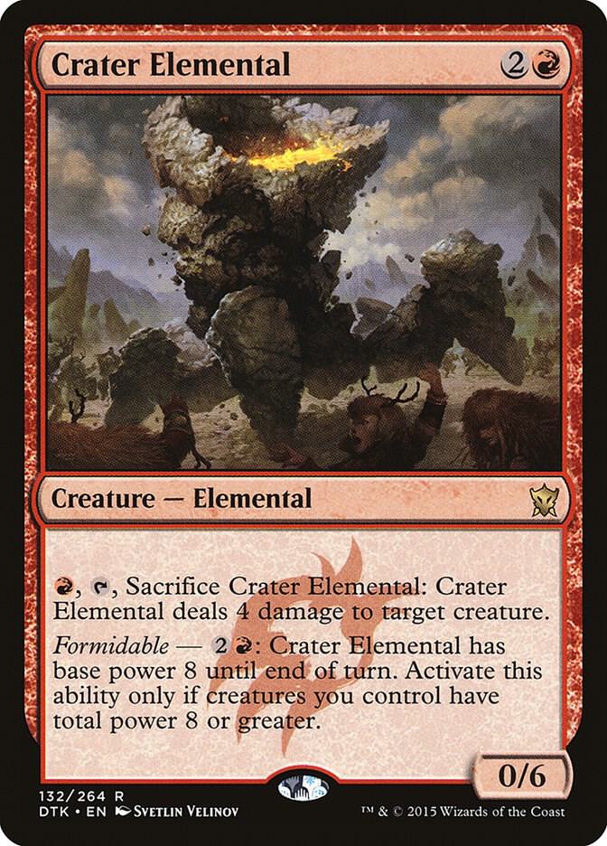 Crater Elemental - Dragons of Tarkir - 132 - Normal
