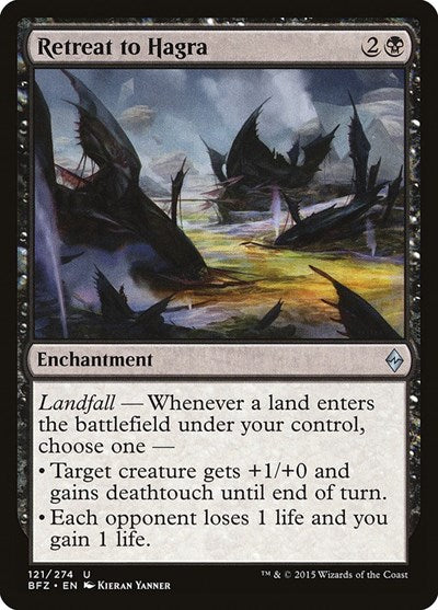 Retreat to Hagra - Battle for Zendikar - 121