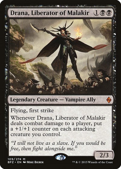 Drana, Liberator of Malakir - Battle for Zendikar - 109