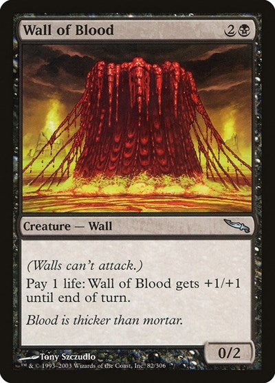Wall of Blood - Mirrodin - 82 - Normal