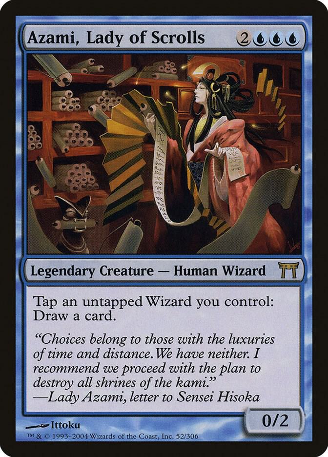Azami, Lady of Scrolls - Champions of Kamigawa - 52 - Normal