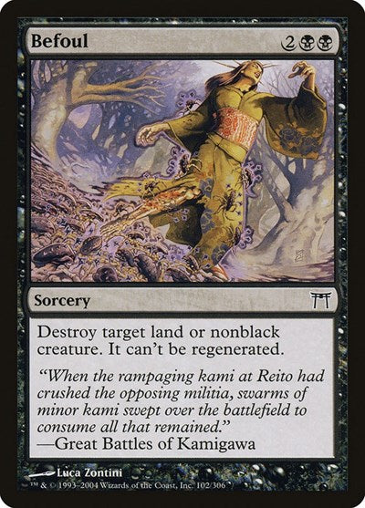 Befoul - Champions of Kamigawa - 102