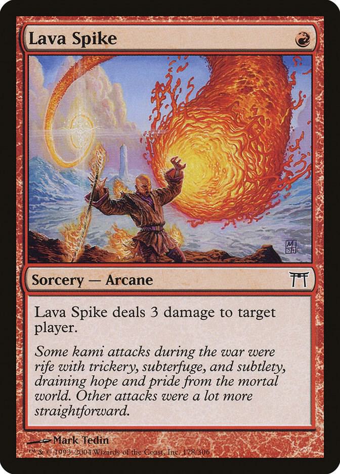 Lava Spike - Champions of Kamigawa - 178 - Normal