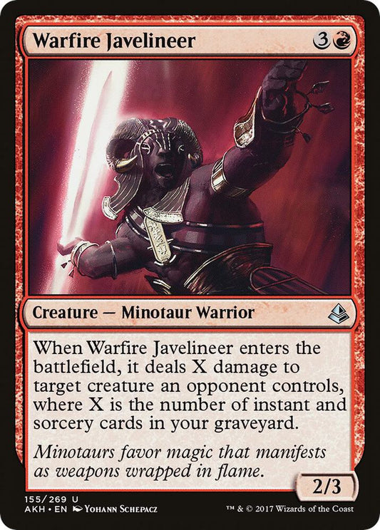 Warfire Javelineer - Amonkhet - 155 - Foil