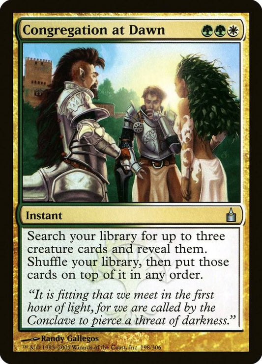 Congregation at Dawn - Ravnica: City of Guilds - 198 - Normal