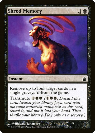 Shred Memory - Ravnica: City of Guilds - 105