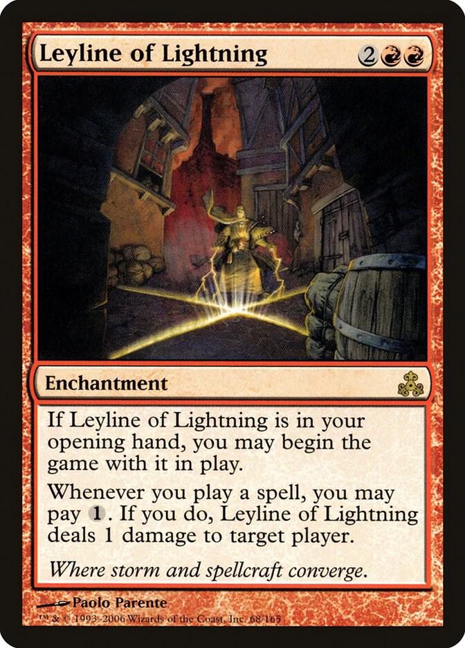Leyline of Lightning - Guildpact - 68 - Foil