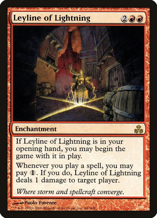 Leyline of Lightning - Guildpact - 68 - Foil