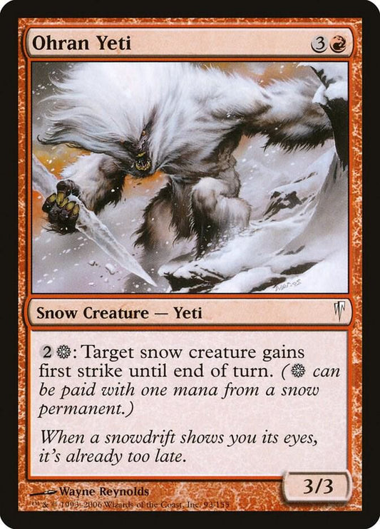 Ohran Yeti - Coldsnap - 93 - Foil