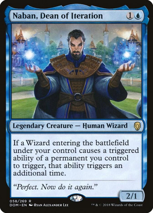 Naban, Dean of Iteration - Dominaria - 58 - Normal