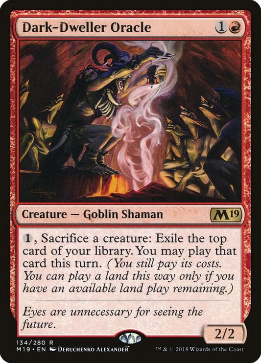 Dark-Dweller Oracle - Core Set 2019 - 134 - Normal